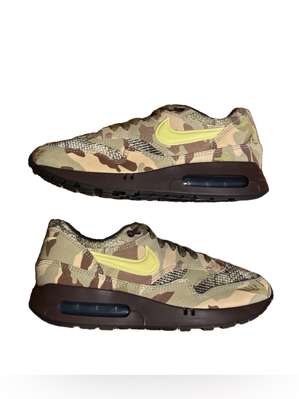 Nike Air Max 1 86 OG Big Bubble Camo Light Lemon Twist FN8358-200 Size 8.5 DS